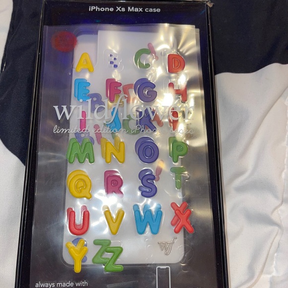 Wildflower Sticker iPhone XS Max Case - Picture 4 of 4